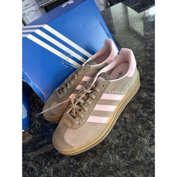 Adidas Originals Gazelle Bold Suede Platform Sneakers Women's - JQ6436 Sz 9.5 - Picture 2 of 8